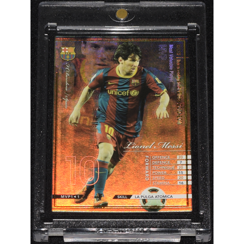2006-07 Panini WCCF Crack Lionel Messi Rare Refractor card Barcelona 